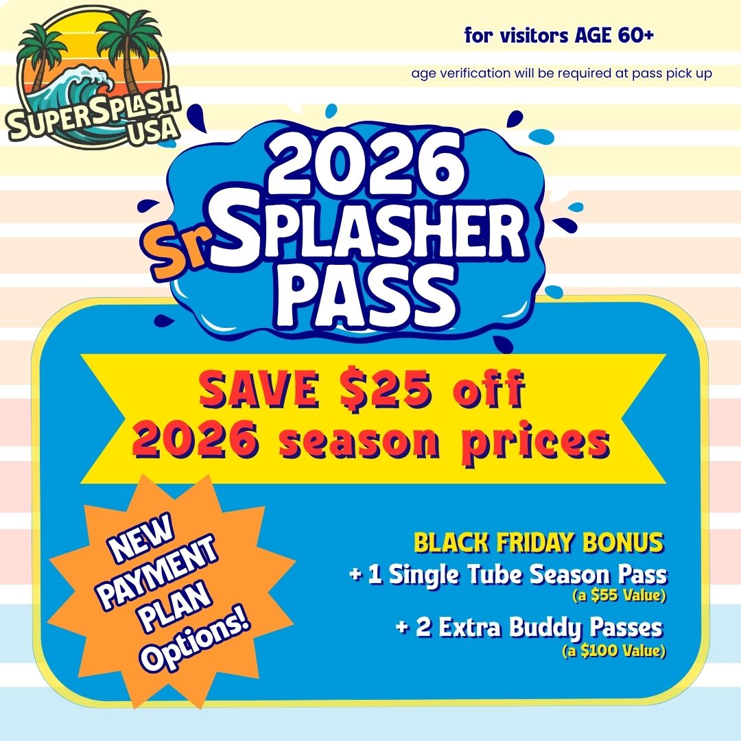 2026 Senior Splasher Season Pass